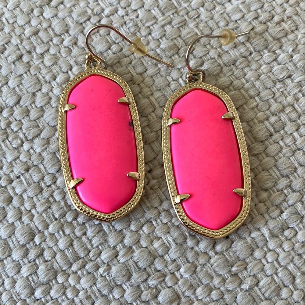 Kendra Scott Pink Elle Earrings
